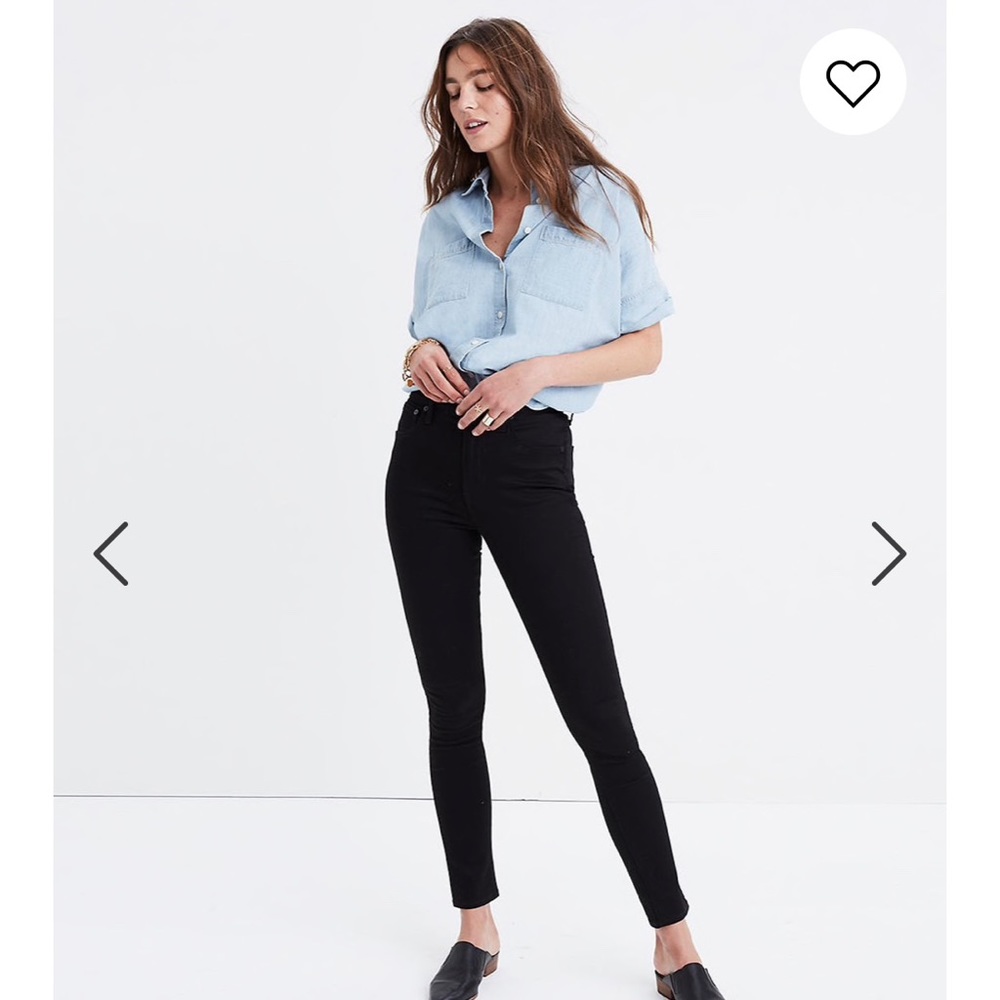 BNWT 10" High-Rise Skinny Jeans in Carbondale Wash